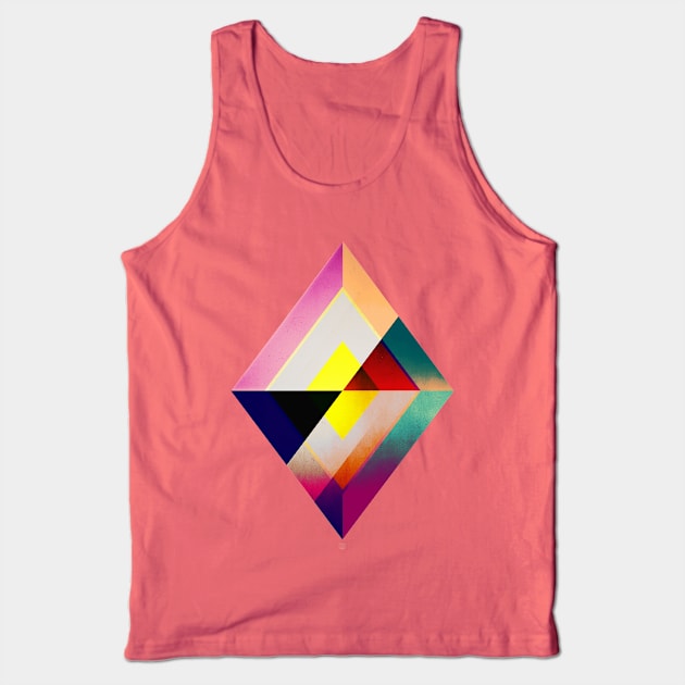 Geometric Diamond 2 Tank Top by Spires